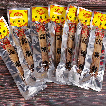 Ginseng Root 6 Years Korean Dry Red Ginseng Health Food Herbal Tea Organic Herbs