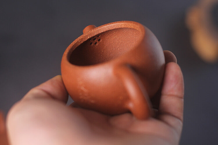 Full Handmade Tea Pot Master Marked Original Ore Jiangpo Clay Zisha Pot Of Tea