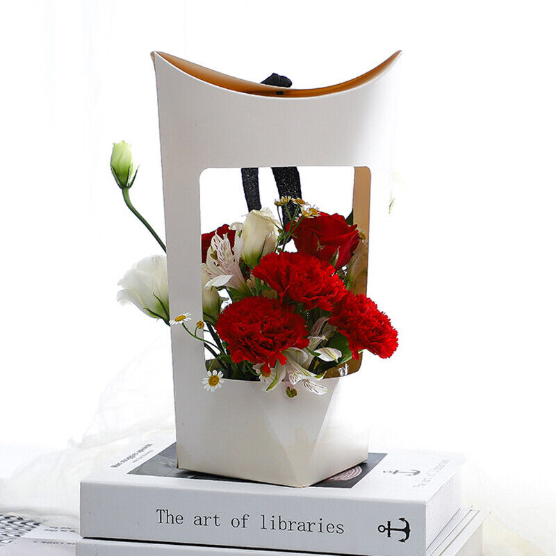 5Pcs Gift Box Flower Paper Boxs Creative Bouquets Bag Wedding Gift Boxes