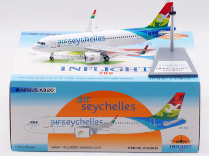 1:200 InFlight Air Seychelles AIRBUS A320neo Airplane Diecast Aircraft Model