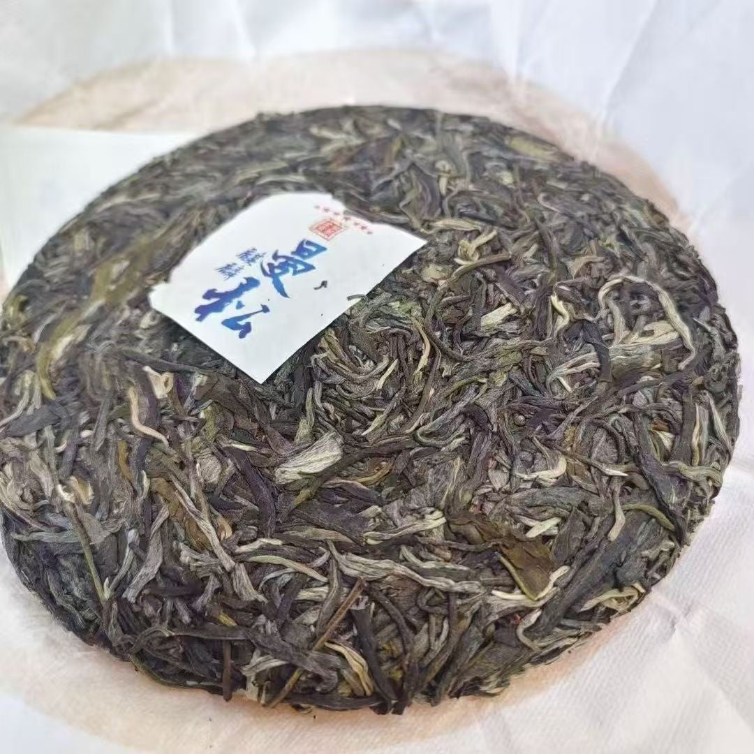 357g Yunnan Raw Pu-erh Tea Cake 2023 Qilin Mansong Sheng Puerh Tea Top Pu'er Tea