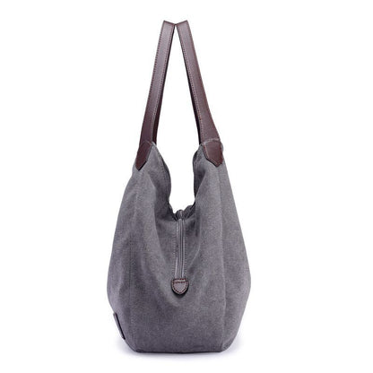 Canvas Handbags Wild Art Simple Shoulder Bags Versatile Traveling Shoulder Purse
