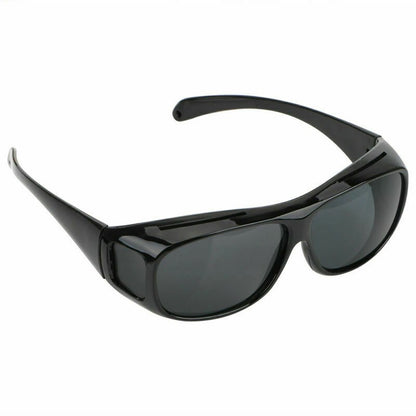 Sunglasses UV Protection Sports Mirror Polarized Night Vision Yellow Film E