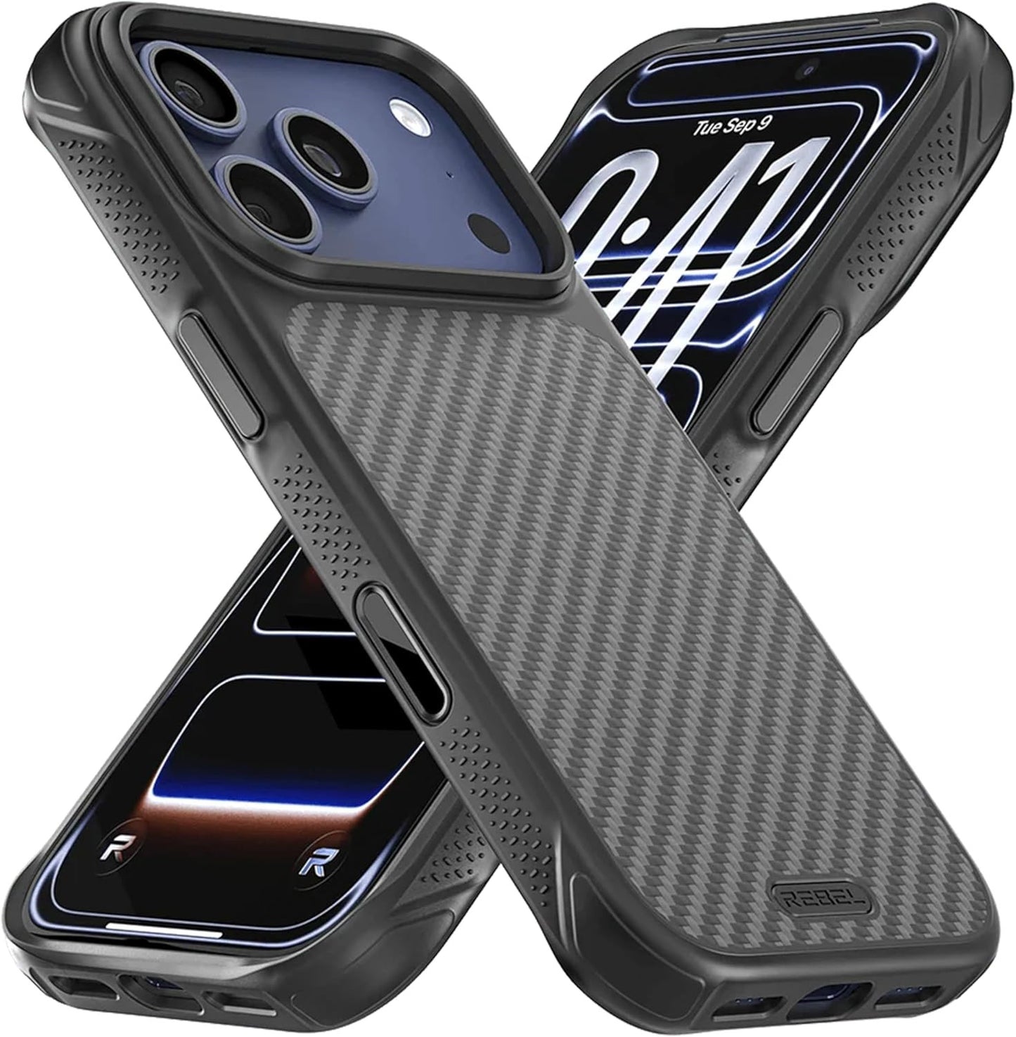 Case for Iphone 17 Pro [GEN7 Aramid Fiber] Strong Magsafe Compatible, Grippy Sid