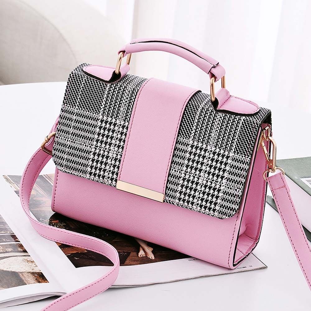 Women PU Leather Small Shoulder Bag Tote Crossbody Handbags Satchel Sling Bag