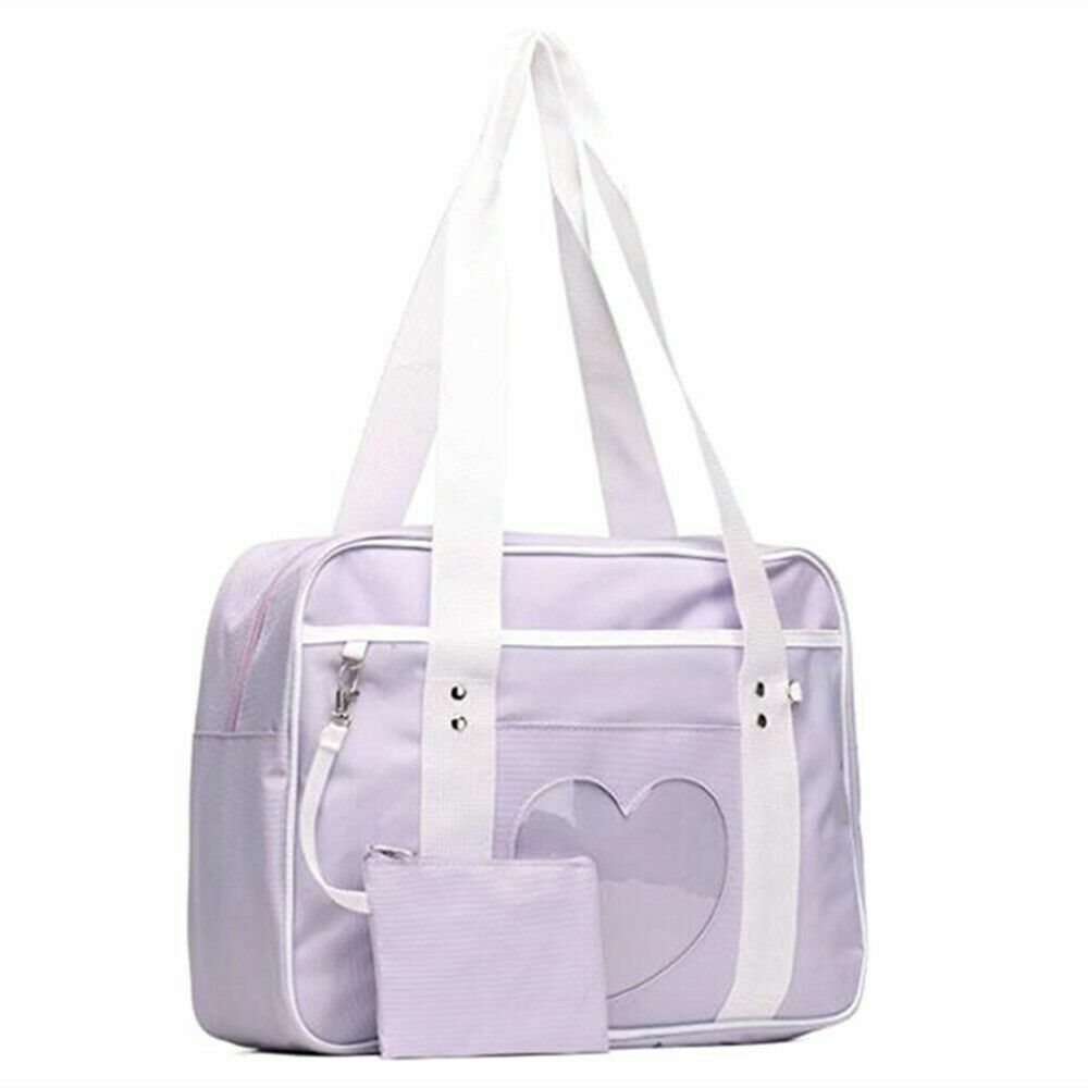 Women Girl Lolita Handbag Japanese High School JK Uniform Shoulder Bag Travel #