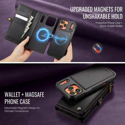 for Iphone 17 Pro Magnetic Wallet Case Compatible with Magsafe with RFID Blockin
