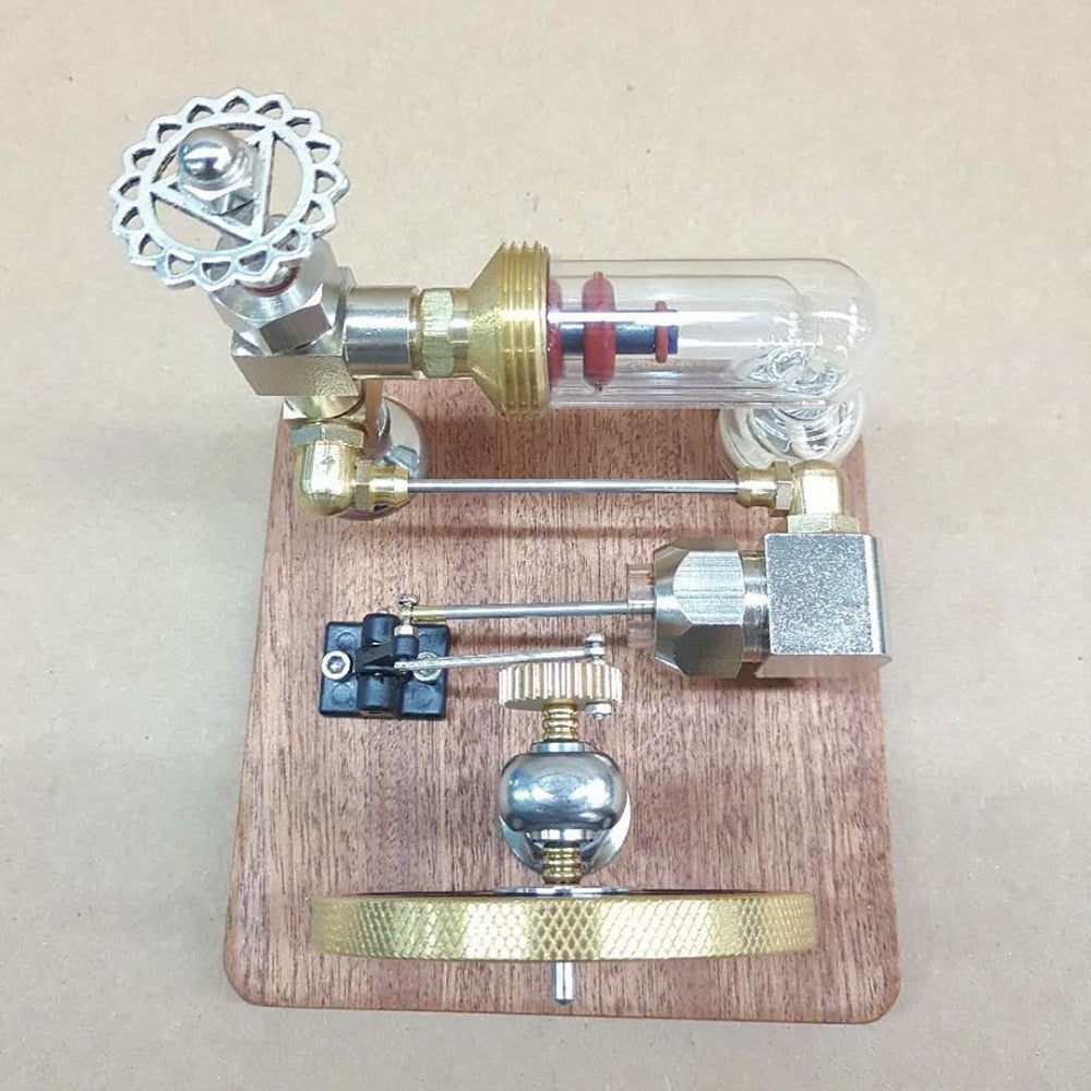 Free-piston Variable-speed Power Stirling External-burn Engine Metal Model