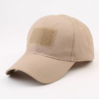 Tactical Hat Camouflage Sunscreen Outdoor Sport Hunting Camping Hiking Cap Brown