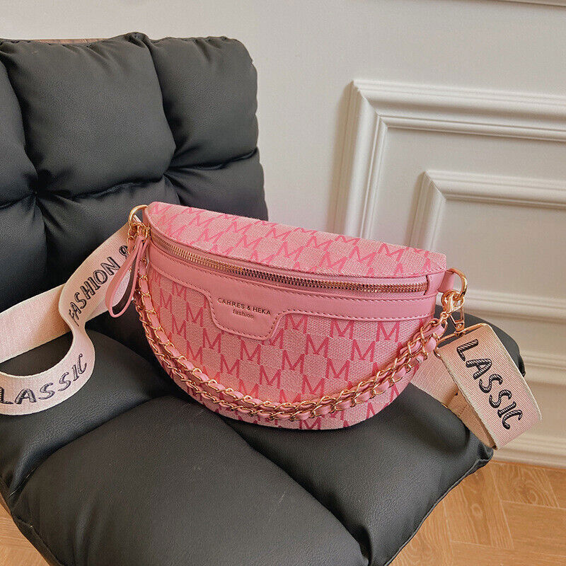 Printed Plaid Pattern Packs Women Bag Female Waist Pack Ladies Crossbody Bag