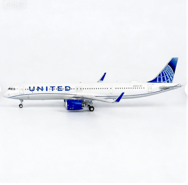 1:200 Geminijets United Airlines Airbus A321neo N14502 Airplane Diecast Model