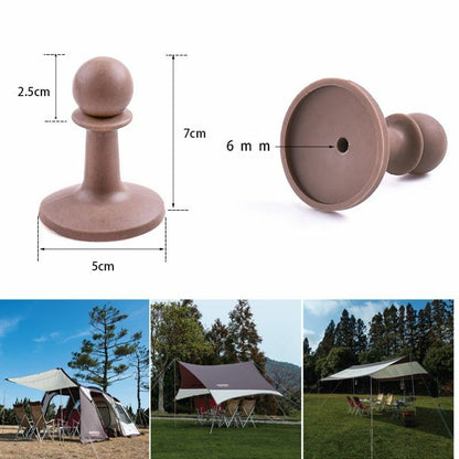 Lightning Protection Cap Camping Canopy Tent Poles Awning Anti-Thunder Cover Hat
