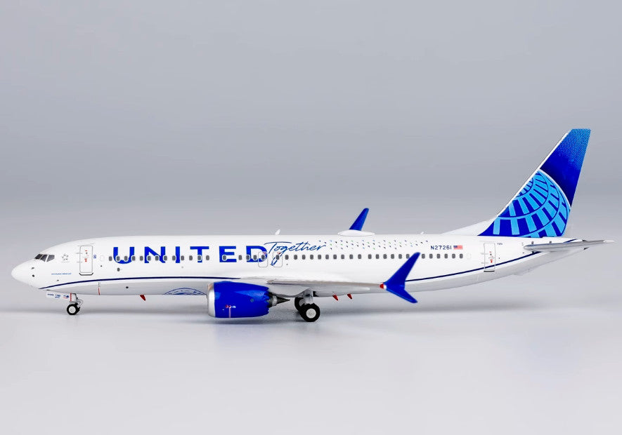 1:400 NG Model UNITED BOEING 737 MAX 8 Passenger Airplane Diecast Aircraft Model