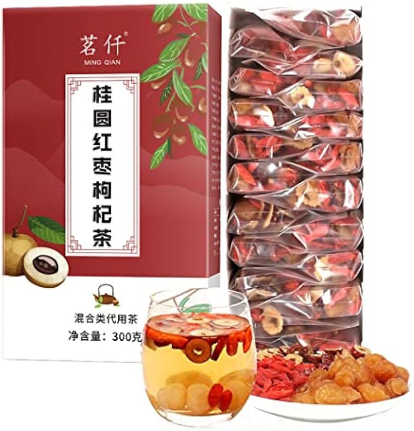 Longan Red Dates and Wolfberry Tea Fruit Tea Combination 300g (15g X 20Sachets)