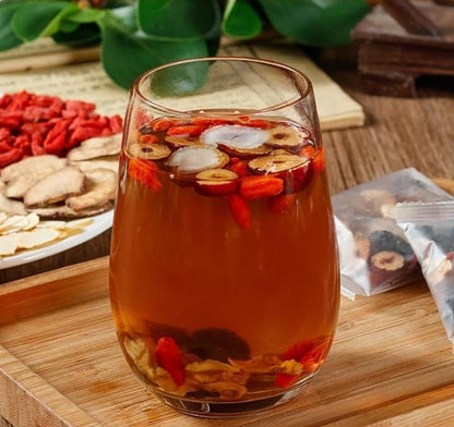 Zhu Gen Wu Bao Cha Ginseng Five Treasures Tea Kidney Tea Wubao Tea 150g Box