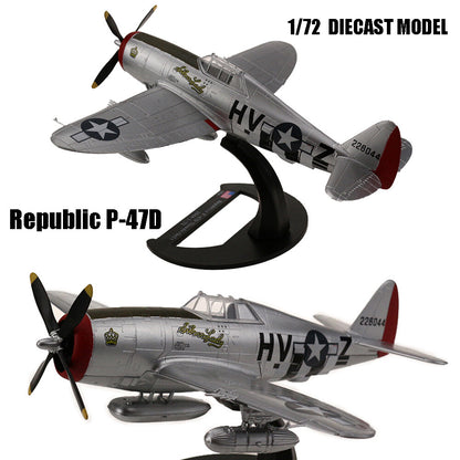 Republic P-47D 1/72 diecast plane model aircraft AVIONES