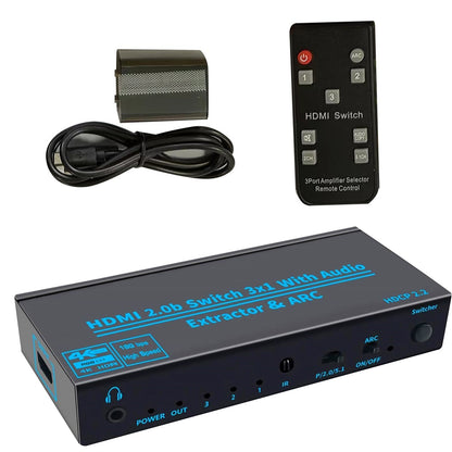 3 In 1 Out 3-Port HDMI Switch 3x1 Switcher Selector Splitter 4K 1080P For PS4 TV