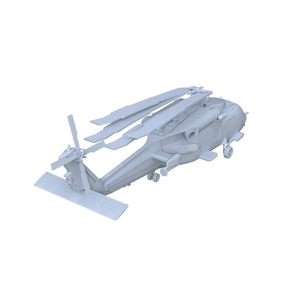 Yao's Studio LYR350246 1/350 Military Model Kit USN SH-60B Seahawk Helicopter