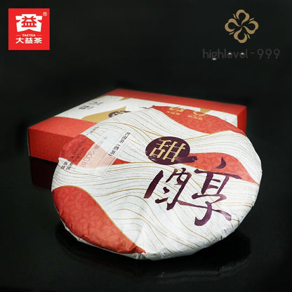 TIAN CHUN * 2019 TAETEA Menghai Dayi Puerh Pu'er Pu-erh Ripe Cake Tea 300g Box