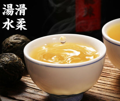 Pearl BingDao ancient tree puerh Uncooked puerh honey fragrant pu-erh tuo tea