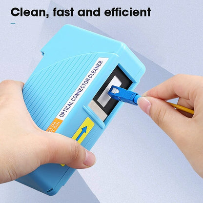Fiber End Face Cleaning Box Fiber Wiping Tool Pigtail Cleaner Cassette Cleaner