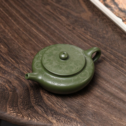 5.6" Chinese Yixing Zisha Pottery Purple Clay 170cc Handmade Puer Kung Fu Teapot