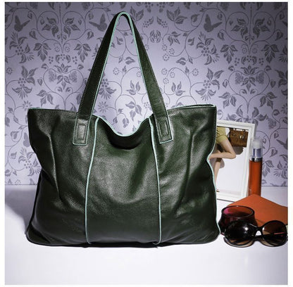 Genuine Leather Bag Women Leather Handbags Women Tote Bags Shoulder Bag