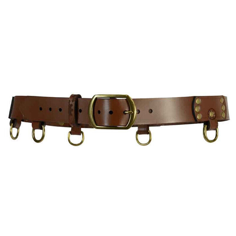 Medieval PU Leather Steampunk Belt Alchemy Potion Bottle Holder Larp Costume