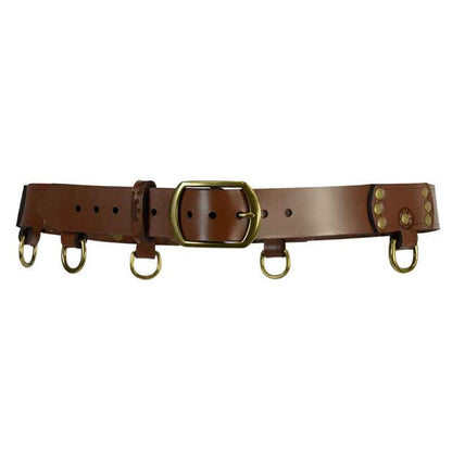 Medieval PU Leather Steampunk Belt Alchemy Potion Bottle Holder Larp Costume