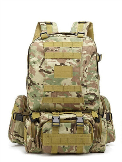 4 in 1 Backpack 55L Tactical Backpack Bag Army Rucksack Outdoor Sport Travel