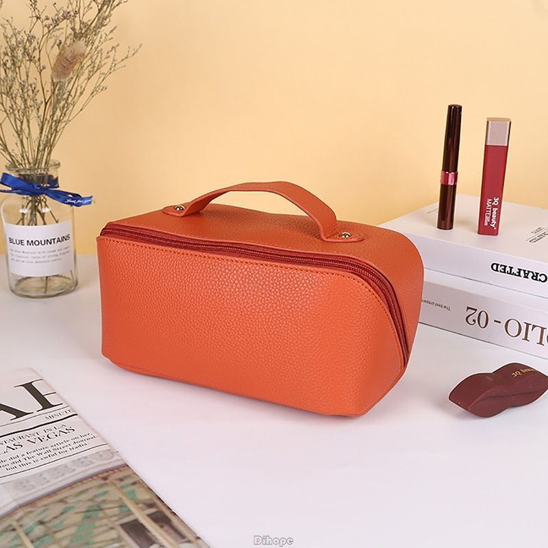 Makeup Bag Cosmetic Toiletries Organizer Traveling Waterproof Storage Case Purse