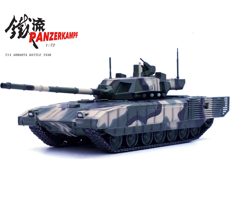 PANZERKAMPF 1/72 Russia T-14 Amata Main Battle Tank Green camouflage Model
