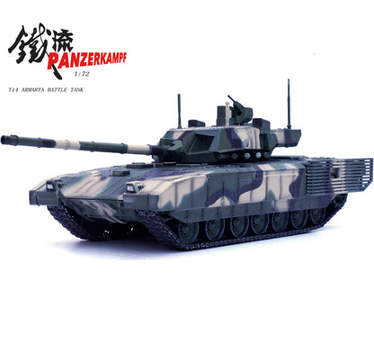 PANZERKAMPF 1/72 Russia T-14 Amata Main Battle Tank Green camouflage Model