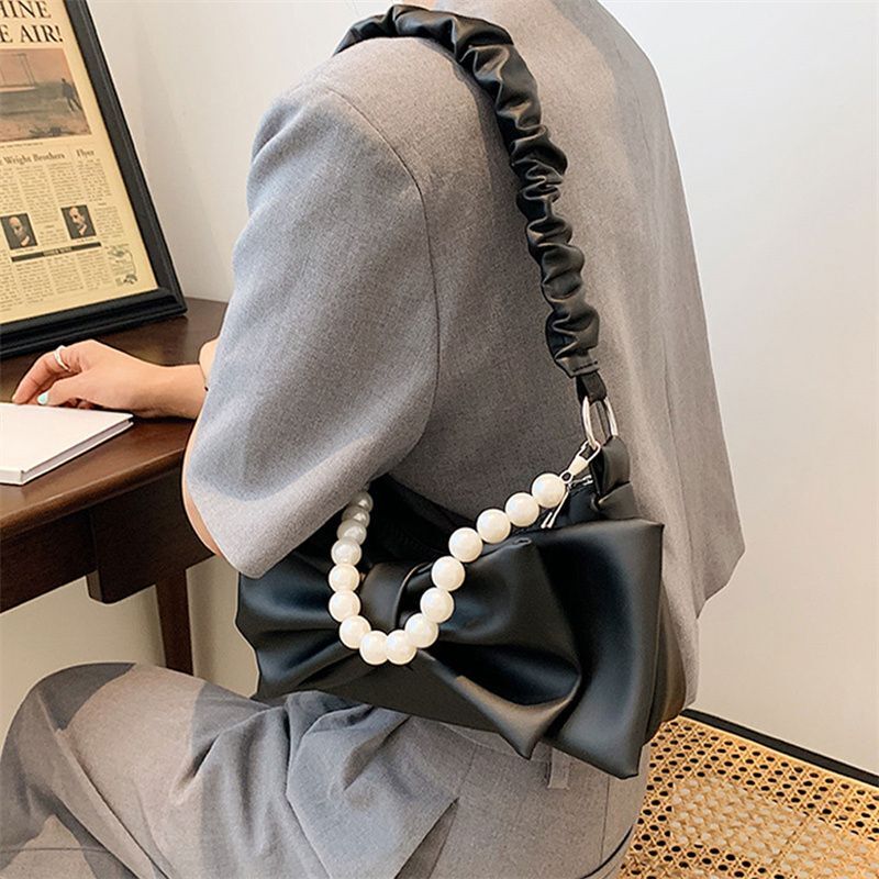 Fashion Bag Summer Pearl Underarm Bags Versatile Shoulder Purse 20*14*6 CM Strap