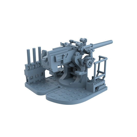 1/350 Model Upgrades Parts USS 5"/25 (12.7 cm) Caliber AA Gun For Battleship