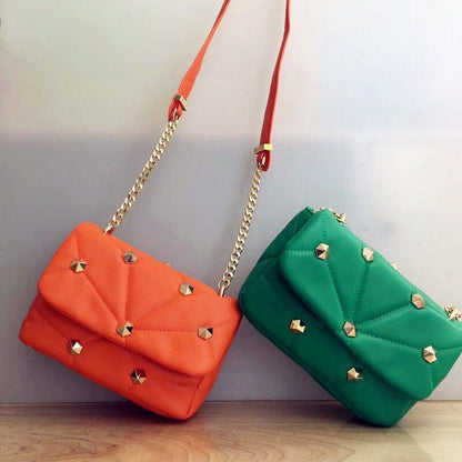 Women's Shoulder Bags Soft Leather Small Square Bag Handbags Messenger Purse 1PC
