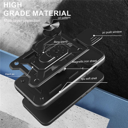Suitable for iPhone 17 Pro Max Sergeant Ring Holder Phone Case Protective Cover