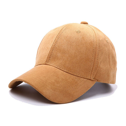 Fashion Baseball Cap Vuckle Back Caps Street Hip Hop Caps Suede Hats Peaked Cap