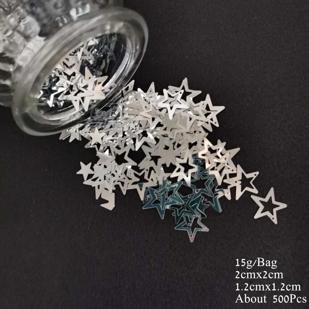Confetti 15g Star Dots Golden Silver Sequins Baptism Birthday Party Events Decor