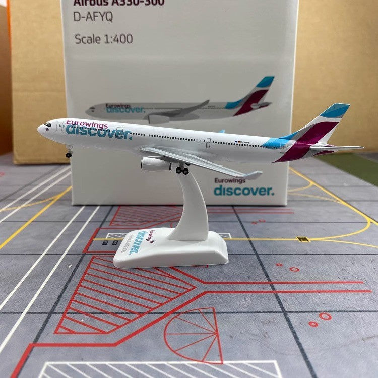 1:400 Hogan Eurowing discover AIRBUS A330-300 Airplane Diecast Aircraft Model