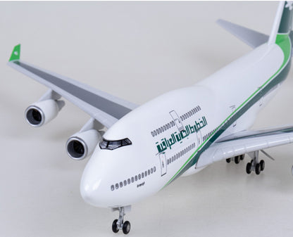 47CM 1:150 Iraqi Airways BOEING 747-400 Airplane Landing Gears Resin Model