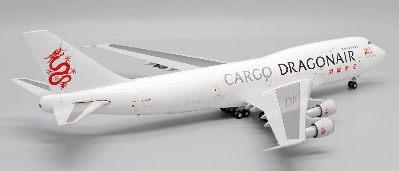 1:200 JC Wings Dragonair Cargo BOEING B747-300 Airplane Diecast Aircraft Model