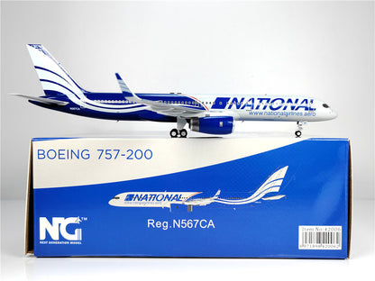 1:200 NG Model NATTONAL B757-200 Passenger Airplane Diecast Aircraft Model