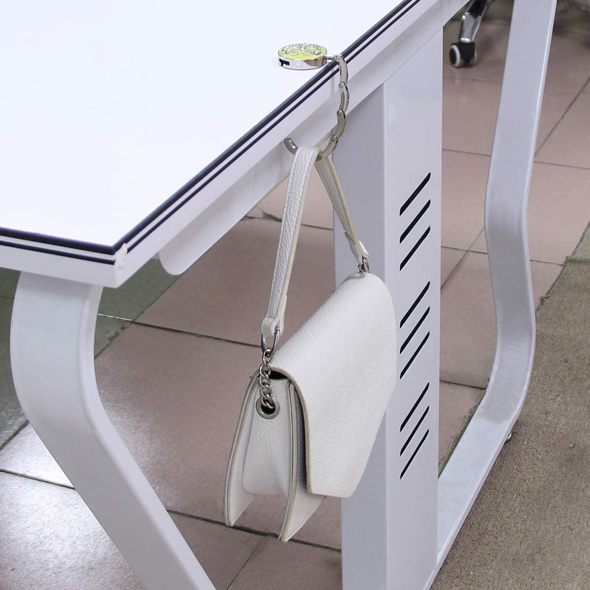 Foldable Table Hanger Hook for Handbags, Portable Travel Alloy Holder Storage