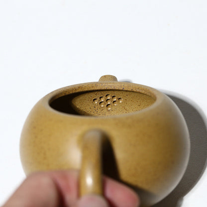 190ml Yixing Zisha Duan Clay Pottery Handmade Tea Pot Xishi Pot Marked Big Mouth