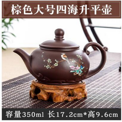 Yixing Large Capacity Purple Sand Pot Chinese Clay Teapot Tea Cup House Ceramic