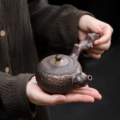 18cm Side Handle Teapot Ceramic Tea Pot Drinkware Chinese Kung Fu Tea Set
