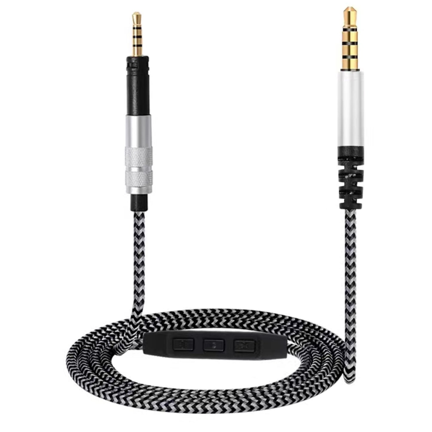 Headphone Replacement Cable with Remote Mic For Sennheiser HD598 HD558 HD518 A
