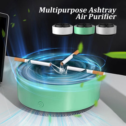 Portable Car Ashtray with Air Purifier – Smokers’ Gadget