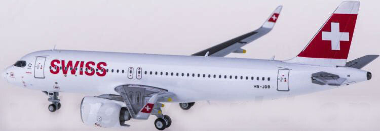 JC Wings SWISS for Airbus A320neo HB-JDB 1/400 DIECAST Aircraft Pre-built Model